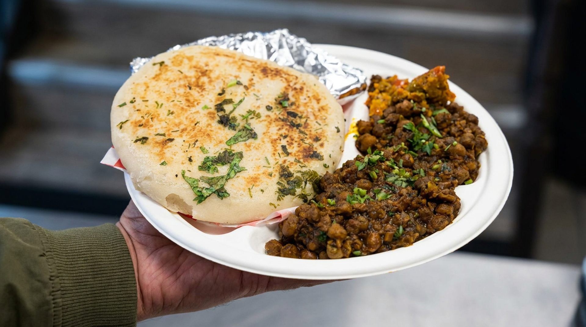 Indian street food on our menu