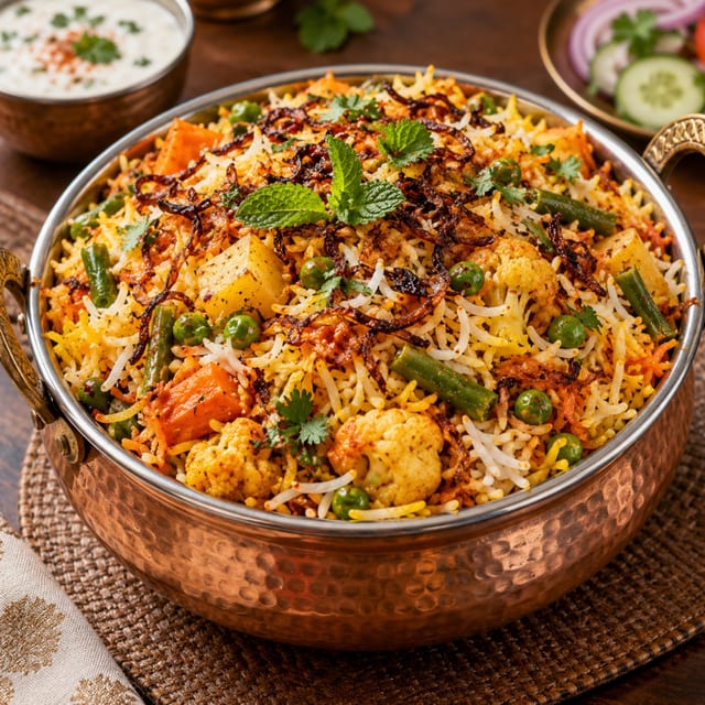 Veg Biryani.