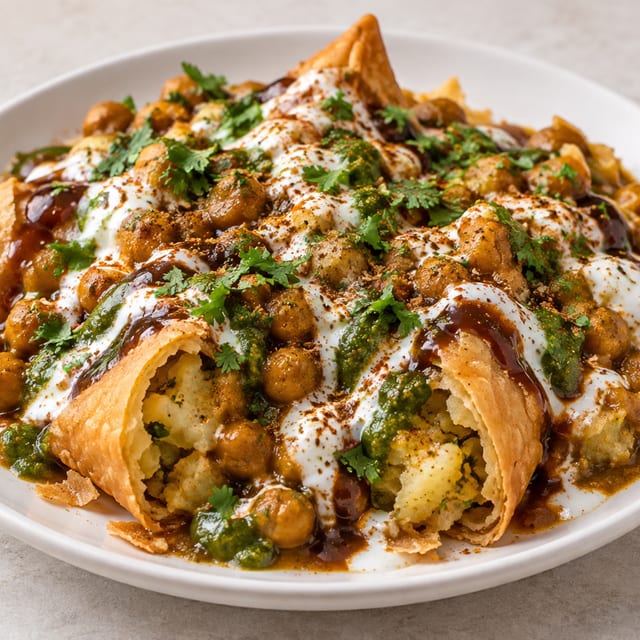 Samosa Chaat.