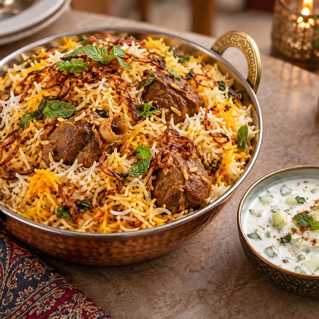 Lamb Biryani.