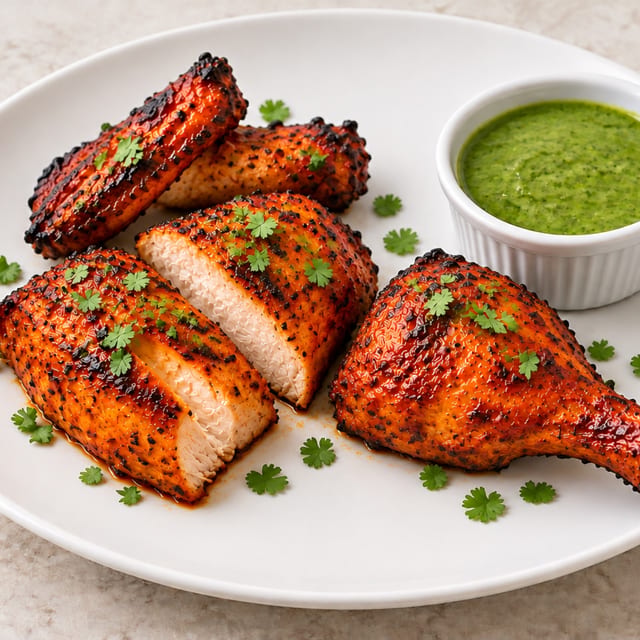 Tandoori Chicken Half.