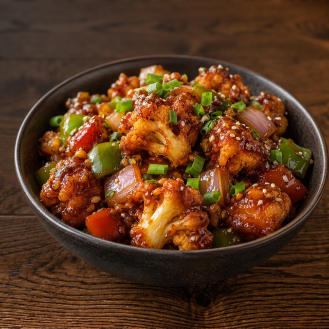 Cauliflower Manchurian.