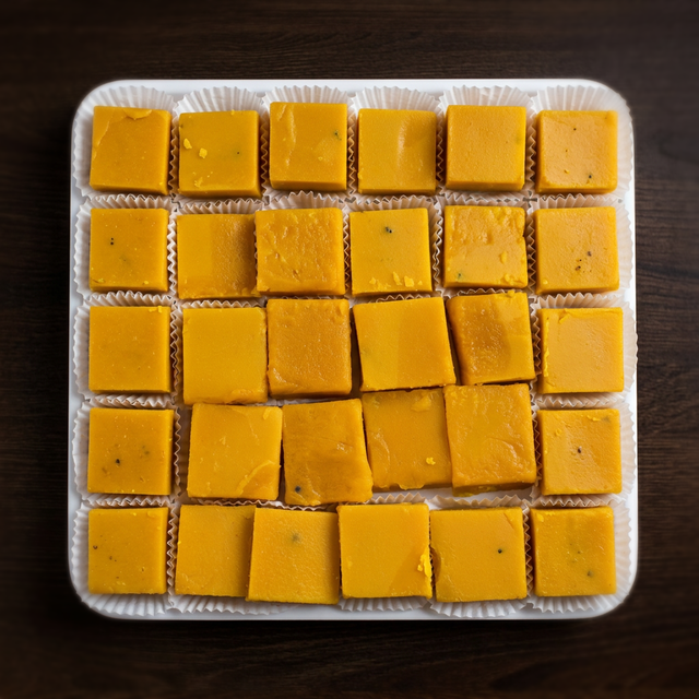Besan Burfi.