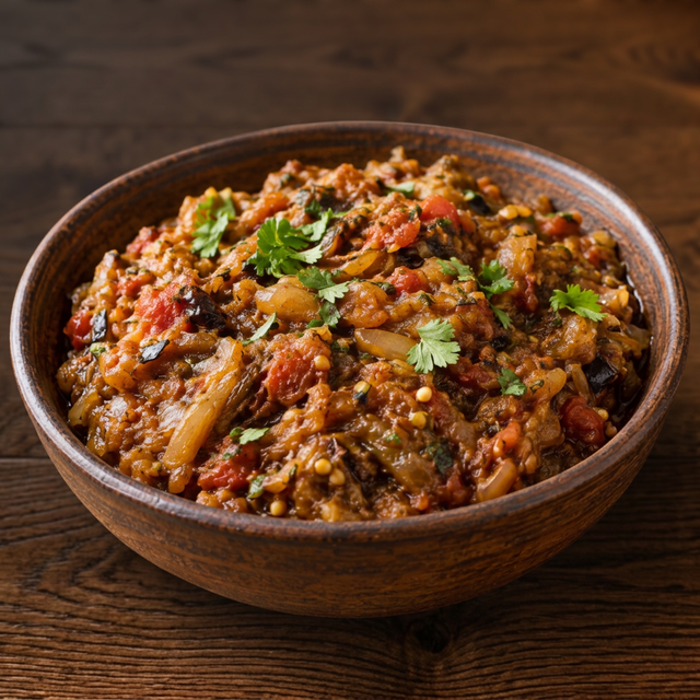 Eggplant Bharta.