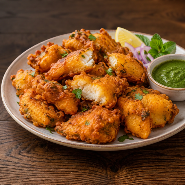 Fish Pakora.