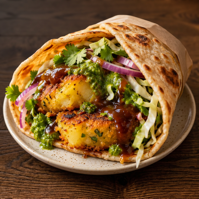 Aaloo Tikki Wrap.