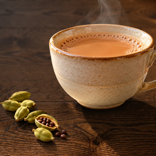 Cardamom Tea.