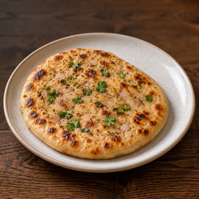 Chilli Onion Kulcha.